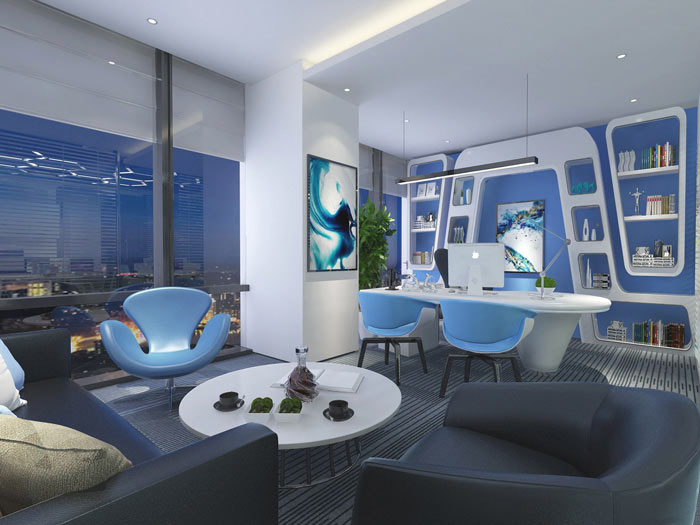 浦東科技公司辦公室裝修設計效果圖-第4張圖片-上海古都建筑設計集團 浦東科技公司辦公室裝修設計效果圖-第4張圖片-上海古都建筑設計集團