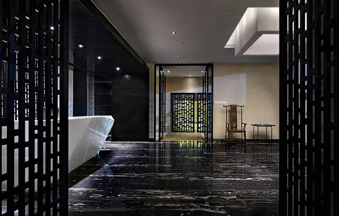 金山區200平辦公室裝修靜謐風格設計-第2張圖片-上海古都建筑設計集團 金山區200平辦公室裝修靜謐風格設計-第2張圖片-上海古都建筑設計集團