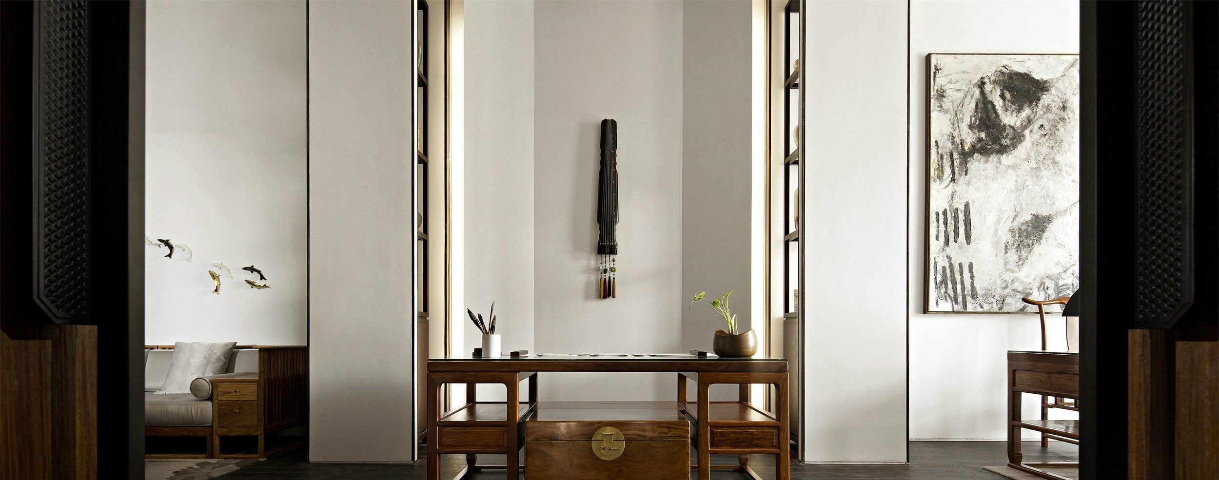 上海辦公室裝修水墨風裝修設計-第1張圖片-上海古都建筑設計集團 上海辦公室裝修水墨風裝修設計-第1張圖片-上海古都建筑設計集團