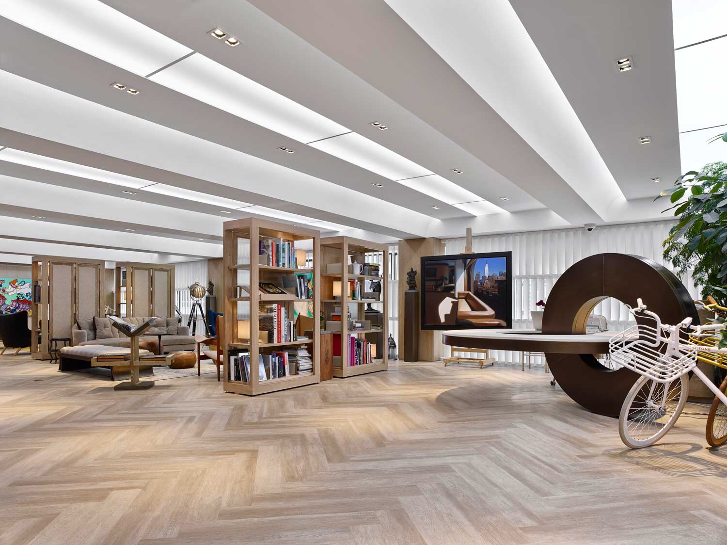 簡約圖書室辦公室裝修設計-第1張圖片-上海古都建筑設計集團 簡約圖書室辦公室裝修設計-第1張圖片-上海古都建筑設計集團