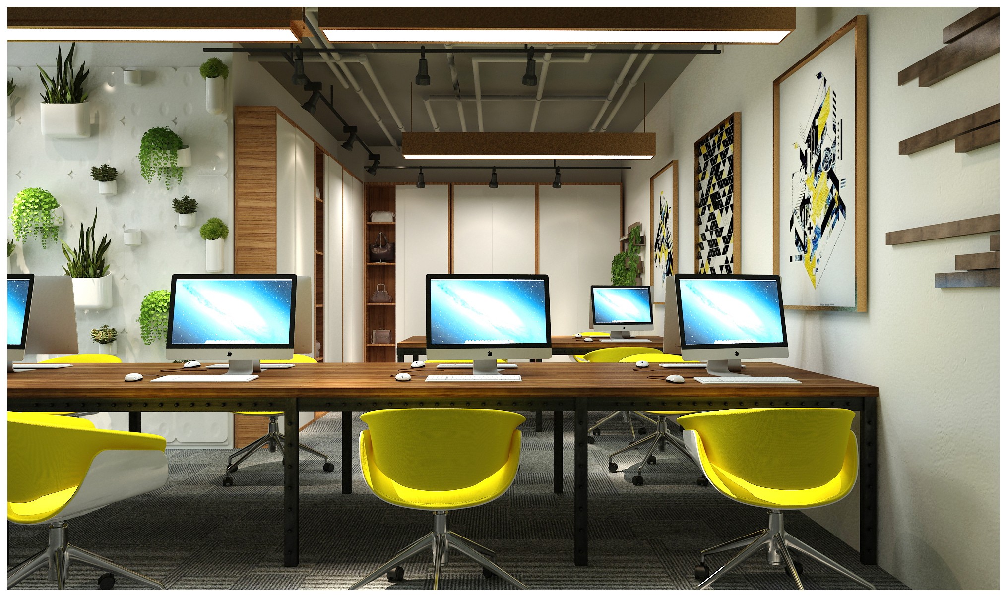 清新綠植辦公室裝修設計-第6張圖片-上海古都建筑設計集團 清新綠植辦公室裝修設計-第6張圖片-上海古都建筑設計集團