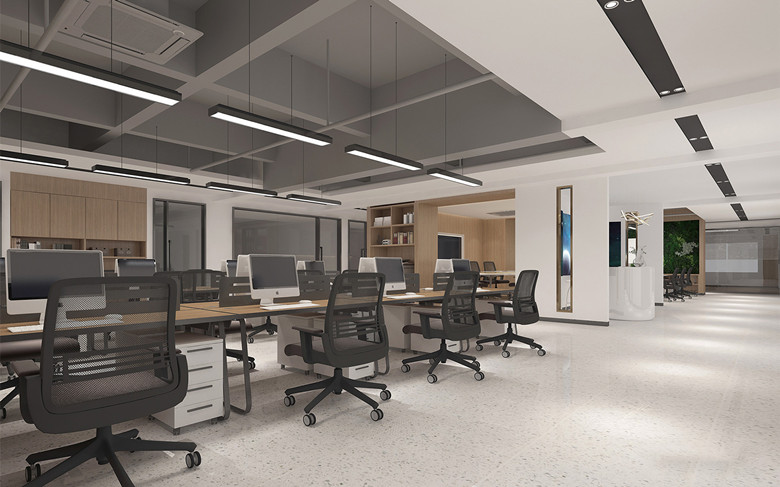 3000平設備科技公司辦公室設計布局-第3張圖片-上海古都建筑設計集團 3000平設備科技公司辦公室設計布局-第3張圖片-上海古都建筑設計集團