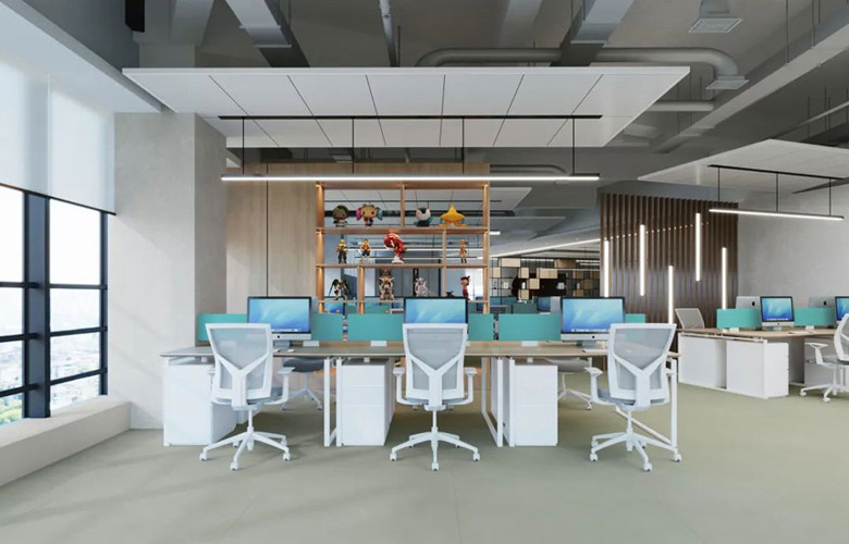 6000平米文具禮品公司辦公室設計布局-第3張圖片-上海古都建筑設計集團 6000平米文具禮品公司辦公室設計布局-第3張圖片-上海古都建筑設計集團