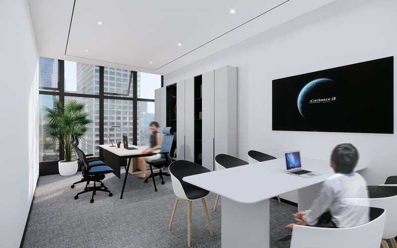 光電公司總部辦公室設計裝修項目-第4張圖片-上海古都建筑設計集團 光電公司總部辦公室設計裝修項目-第4張圖片-上海古都建筑設計集團