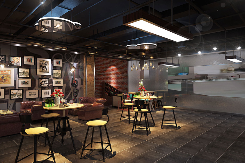 200平燒烤店鋪設計裝潢實景圖-第1張圖片-上海古都建筑設計集團 200平燒烤店鋪設計裝潢實景圖-第1張圖片-上海古都建筑設計集團